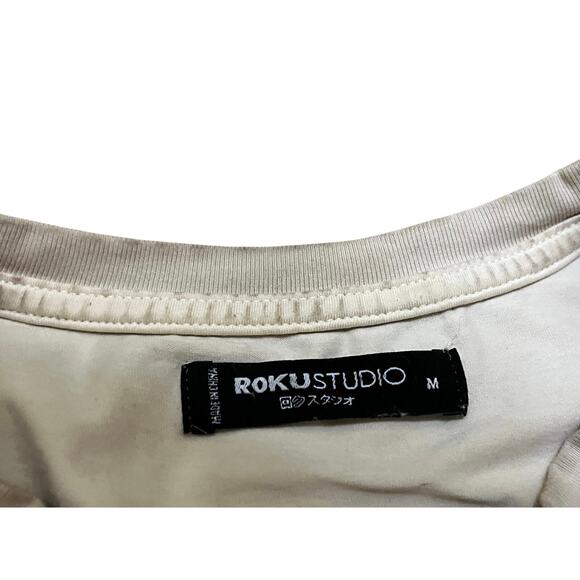 Ruko Studio Bad Habits Cream T-Shirt Size Medium - Picture 3 of 4